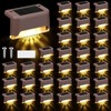 Geelin 32 Pcs Solar Deck Lights Outdoor, Waterproof LED Solar
