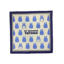Marushin 1025013900 Handkerchief, Totoro, Medium Totoro Silhouette, Character, School Entrance Preparation, Nursery, Kindergarten, Elementary School, Boy, Girl