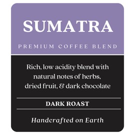 Copper Moon Dark Roast Whole Bean Coffee, Sumatra Blend, 2 Lb