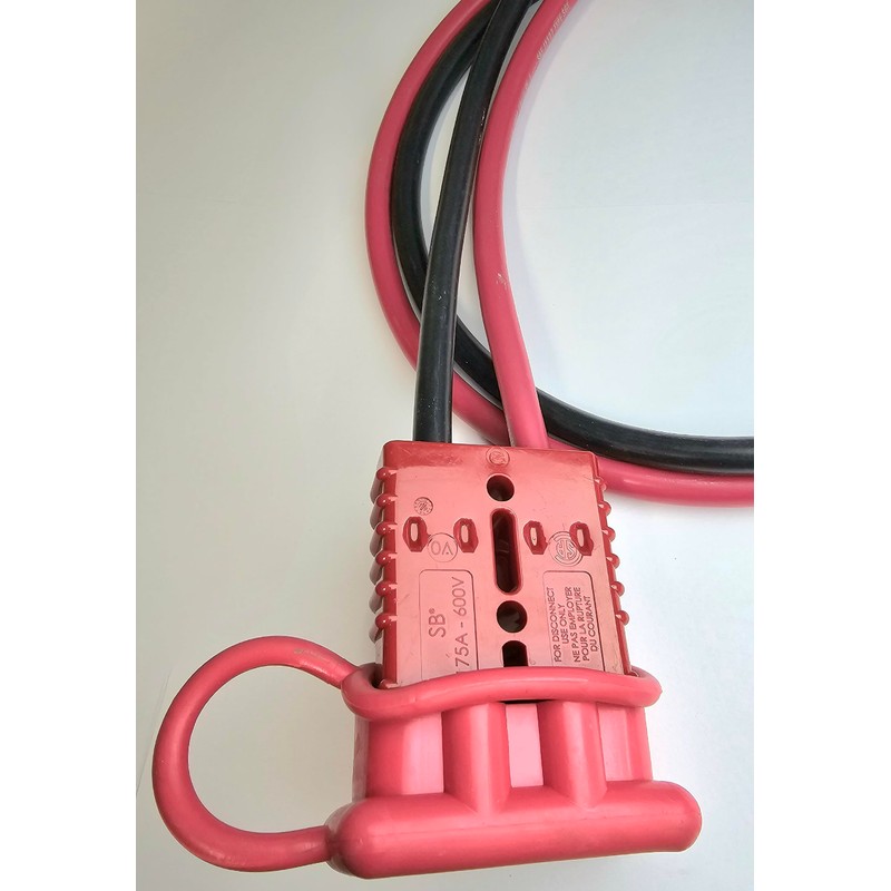 Pro Trucker 4.5 Foot Forklift Battery Extension Cable, 175A, 600V