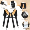 Tool Belt with Suspenders,27-Pockets Heavy Duty Tool Belts for Men