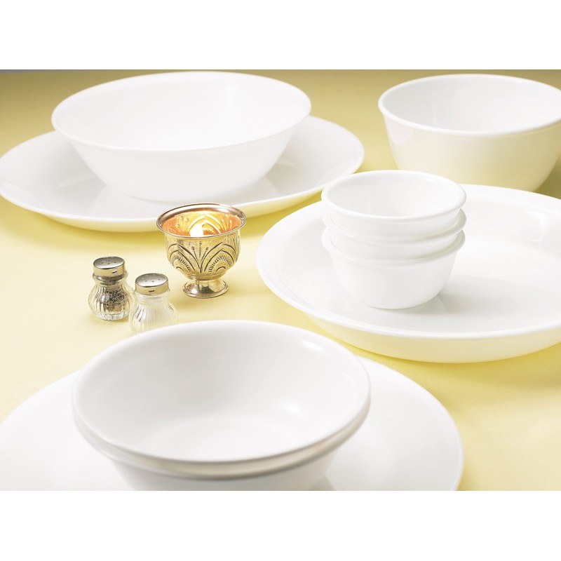 Corelle Plate Dish, Square Small Bowl, 5.1×5.1×1.4 inches (13×13×3.5 cm),