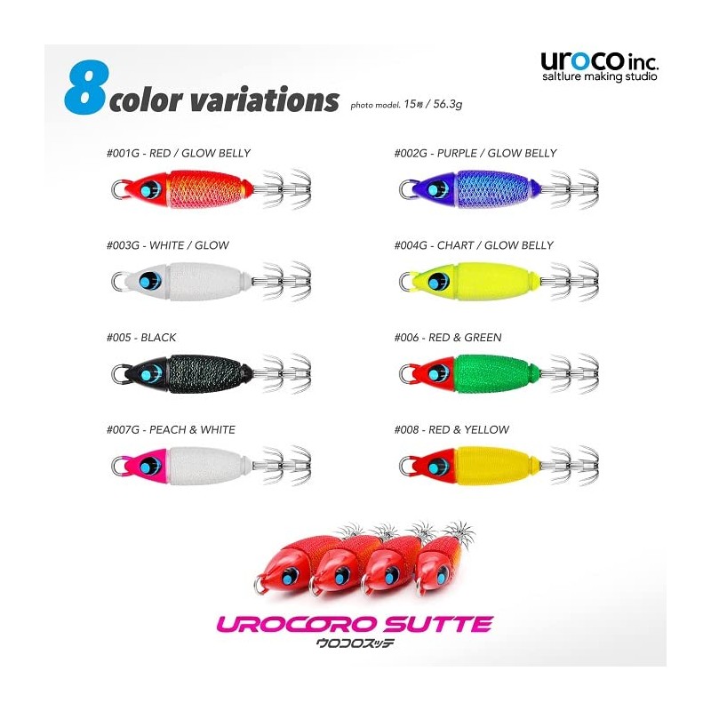 Uroko Koro Sutte No. 15 #008 Red Yellow