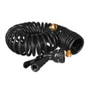 Relaxdays Relaxdays Spiralschlauch Wasser, bis 10 m ausziehbar, flexibler Gartenschlauch