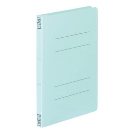 Kokuyo F-V12BX20 File, Flat File, Cover Cover, Resin Jig, 2 Holes, A5, Vertical, Blue, Set of 20