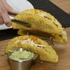 Taco Stand Stainless Steel 3 Grid V Shaped Glossy Taco