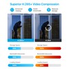 ZOSI 8CH H.265+ Home Security Camera System Outdoor, 8 Channel