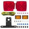 fouwick LED Trailer Light Kit,License plate light, 12V,IP67 Waterproof for