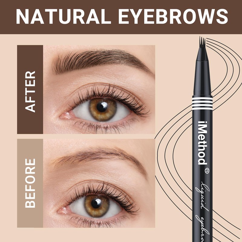 iMethod Eyebrow Pencil with Micro 4 Fork Tip - Microblading