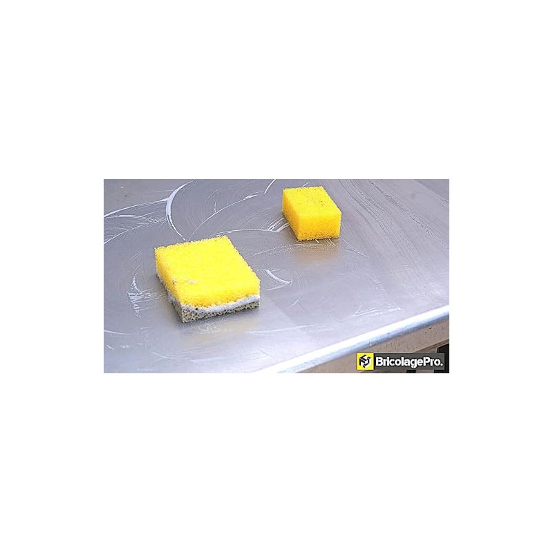 BricolagePro - 10 Cleaning Sponges - Silver Stone, White Stone