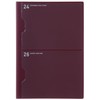 Laconic LAMD87-160WI Notebook, 2025, A5, Monthly Pocket, Wine (Begins December