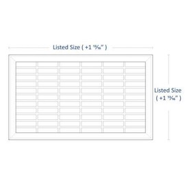 TruAire 10 in. x 30 in. Heavy Duty Floor Return Air Grille