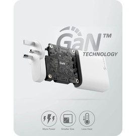 ALOGIC 100W 4-Port PD USB C Wall Charger with GaN Fast Tech, 2 USB-C, 2 USB-A, Dynamic power allocation, Power delivery 3.0 charger, Compatible with most USB-C Laptops, Smartphones, etc.