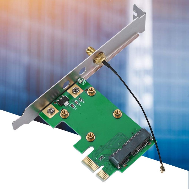 Extender Riser Card, Supports All PCI-E Cards, Wi-Fi, Wi-Fi, Card