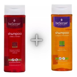 Besense Duo Shampoo 1 De Chile + 1 Shampoo De Colágeno