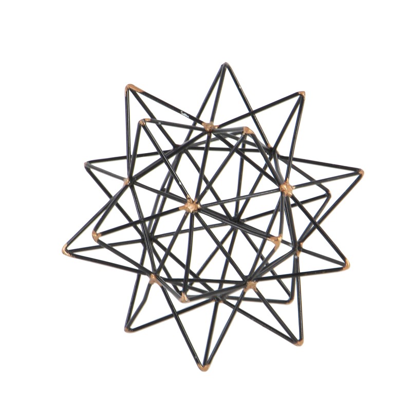 Deco 79 95243 Trendy Metal Wire Star Décor, 7" W