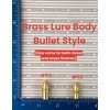 Bullet Brass Lure Bodies & Solid Smooth Beads & Hex