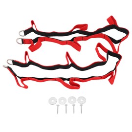 Wall Ceiling Fishing Rod Rack Strap Webbing Fishing Pole Overhead Wall Mount Holder Organizer