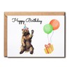 BMSDesigns Polar Bear Birthday Greeting Card - 5 x 7
