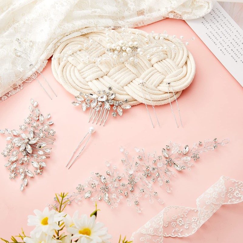 44 Peines de Boda Accesorios para Cabello de Novia de