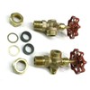 Steamer Sight Glass Water Gauge Valve Set for 5/8" Diameter