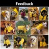Morezi Dog raincoats waterproof dog coats with legs for small