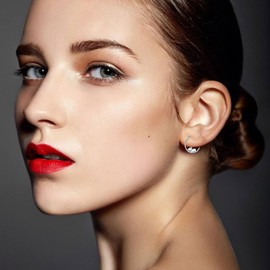 URONE Teddy Bear Earrings 925 Sterling Silver Cute Bear Earrings Teddy Bear Jewellery Teddy Bear Gifts for Women, Sterling Silver, No Gemstone