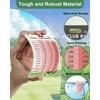Swooflia 2 Pcs Golf Club Range Chart Card - Women