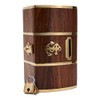NKlaus 11736 Maritime Money Box Treasure Chest Wood and Brass