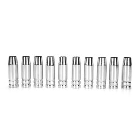 10pcs Gas Nozzle Tip Contact for MB15 MB14 12mm Brass Burner Protection Accessory MAG MIG