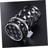 PACKOVE Smokeless Car Ashtray Lid Black Portable Led Light for