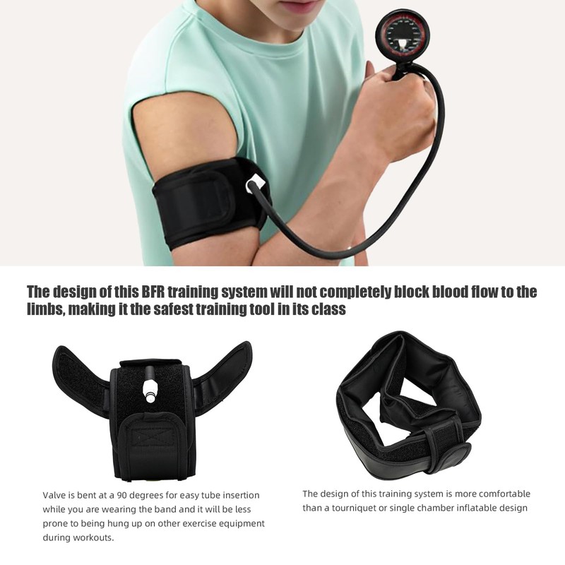 BFR Blood Flow Restriction Bands Workout, Physical Therapy Muscle Building