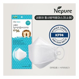 Dentiste [Daily necessities] [Small] Nunepure yellow dust prevention mask KF94 white 50 sheets / 덴티스테 [생활용품] [소형] 뉴네퓨어 황사방역용마스크 KF94 화이트 50매