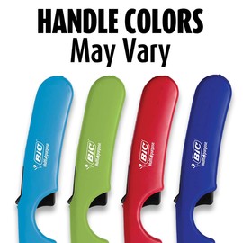 BIC Multi-Purpose Classic and Flex Wand Combo Lighter Pack, Assorted Handle Colors, 20-Count