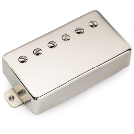 Musiclily Pro LP-CMHA Alnico 5 Covered Humbucker Neck Pickup 7.5K for LP Style Electric Guitar, Nickel