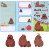 JIANTA Capybara Sticky Notes Set, 550 Sheets, Don't Worry Be
