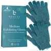 Guantes Exfoliantes Corporales con Lufa de Nivel Medio - 2