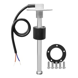 OCHIKI 240-33ohm 7" (180mm) Marine Fuel Tank Sending Unit, Fuel Sensor with 10mm High Precision Sensor, IP67 Waterproof, Stainless Steel, Suitable for Gas, Diesel, Water Level Gauges