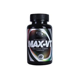PROTGT | Max-vt Multivitamínico | 100% Natural | Cápsulas con Guaraná, Vitaminas Y Minerales | Para Hombres, Mujeres Y Deportistas | Suplemento Natural para Vitalidad Y Rendimiento