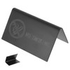 Angoily 5pcs Stainless Steel No Smoking Table Sign Freestanding Indoor