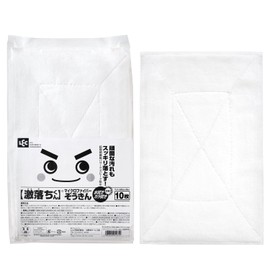 LEC Gekiochi-kun Microfiber Easy-to-Wring Towels, 10 Pieces (Approx. 7.9 x 11.8 inches), Light Force Stain Removal, Speed Absorption