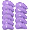 Golf Iron Head Covers Numbers Synthetic Leather Headcover Deluxe Value