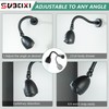 SUBEIXI Adjustable Shower Arm with High Pressure Shower Head, Powerful