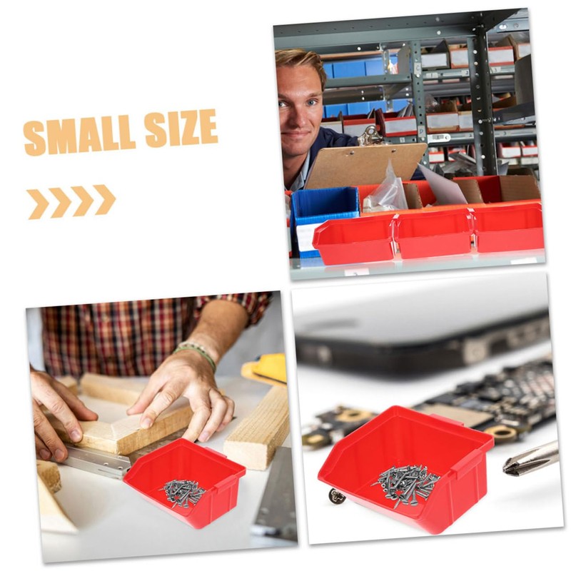 DOITOOL 4pcs Stackable Parts Organizer Bins for Garage and Workshop