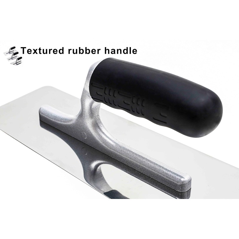 Venetian Plaster Finishing Trowel Set 3 PC Polished Stainless Steel