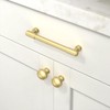 Talentedeco 10 Pack Brushed Gold Kitchen Cabinet Knobs Cabinet Pulls