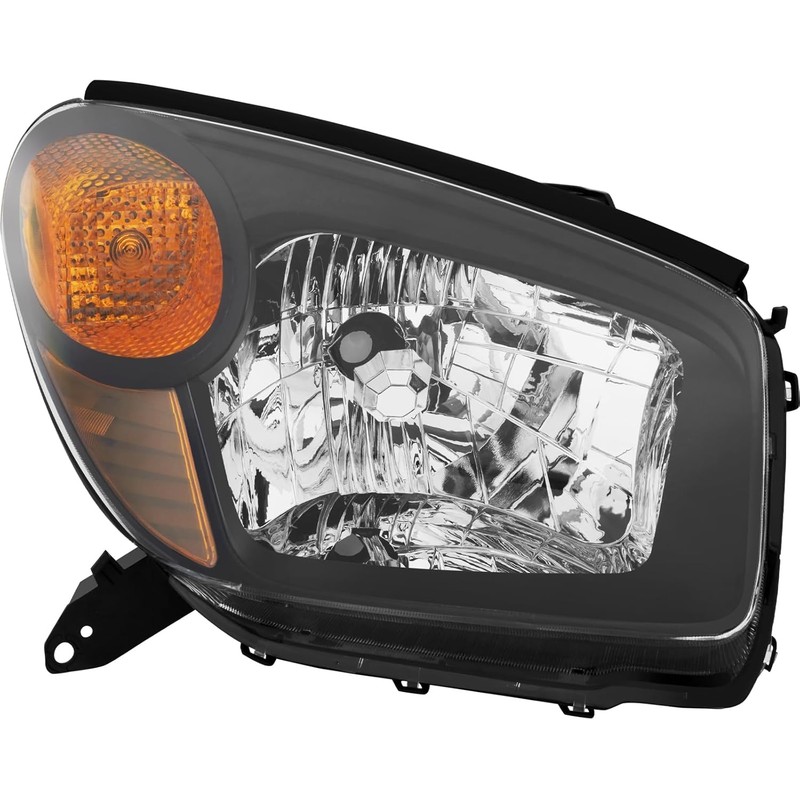 Headlights Assembly Pair for 2004 2005 Toyota RAV4 Headlamps Head