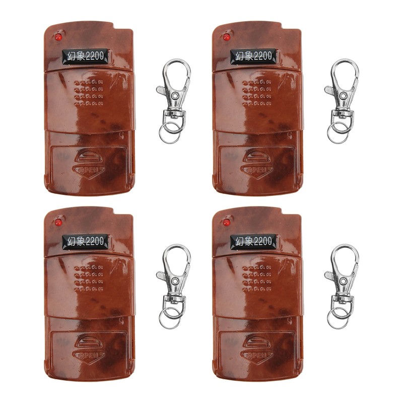 4 Sets 330MHz Smart Remote Key Fob LED 4 Channel