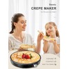 Crepe Maker Machine, Reemix Compact Pancake Griddle Precise Temperature Control,