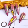 3 Boxes Gold Leaf Nail Art Gold Foil Nails Set